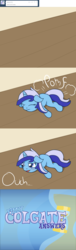 Size: 1280x4212 | Tagged: safe, artist:captainbritish, minuette, g4, ask, colgate answers, comic, female, filly, solo, tumblr