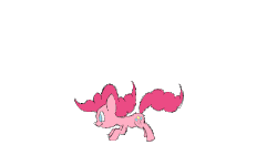 Size: 500x280 | Tagged: safe, artist:kanashiipanda, pinkie pie, earth pony, pony, g4, animated, cute, diapinkes, female, frame by frame, jumping, mare, ponk, pronking, simple background, smiling, solo, transparent background