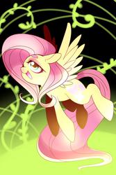 Size: 700x1050 | Tagged: safe, artist:naoki, fluttershy, g4, female, solo
