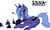 Size: 600x365 | Tagged: safe, artist:ricedawg, princess luna, alicorn, pony, g4, butt, colored, female, heart, plot, s1 luna, solo