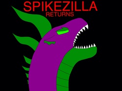 Size: 2048x1536 | Tagged: safe, artist:mega-gojira, spike, g4, male, solo, spikezilla