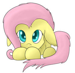 Size: 1280x1242 | Tagged: safe, artist:iados, fluttershy, g4, cute, female, floppy ears, solo