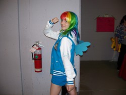 Size: 3264x2448 | Tagged: safe, rainbow dash, human, g4, cosplay, high res, irl, irl human, photo