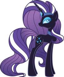 Size: 5998x7283 | Tagged: safe, artist:claritea, nightmare rarity, pony, unicorn, g4, absurd resolution, female, mare, simple background, solo, transparent background