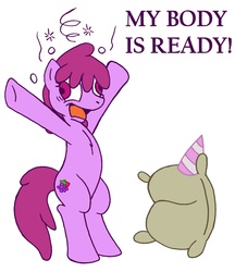 Size: 649x751 | Tagged: safe, artist:skoon, berry punch, berryshine, madame leflour, earth pony, pony, ask berry punch, g4, ask, berry leflour, bipedal, cargo ship, crack shipping, derp, drunk, flour, flour sack, imminent rape, my body is ready, standing, tumblr, wat