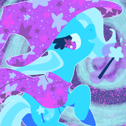 Size: 1500x1500 | Tagged: safe, artist:paintrolleire, trixie, pony, unicorn, g4, female, mare, solo