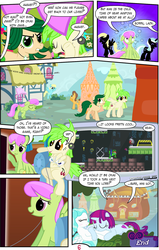 Size: 1219x1920 | Tagged: safe, artist:violetclm, caramel, cherry crash, derpy hooves, lyra heartstrings, merry may, mystery mint, paisley, sassaflash, sweet leaf, earth pony, pegasus, pony, unicorn, comic:spring forward, equestria girls, g4, background human, background pony, black repaint, caraflash, comic, equestria girls ponified, female, female pov, funko, gaming, lesbian, male, mare, minimalist, paisleymint, ponified, pov, sad, shimmer six, shipping, sleeping, stallion, straight, video game, wing hands