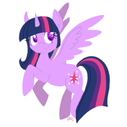 Size: 500x500 | Tagged: safe, artist:professorsly, twilight sparkle, alicorn, pony, g4, female, mare, solo, twilight sparkle (alicorn)