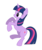 Size: 2100x2500 | Tagged: safe, artist:dein-albtraum, twilight sparkle, pony, unicorn, g4, female, high res, mare, no mouth, prancing, simple background, solo, transparent background, unicorn twilight, vector