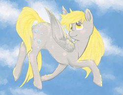 Size: 900x695 | Tagged: safe, artist:bearcreedstar, derpy hooves, pegasus, pony, g4, female, mare, solo