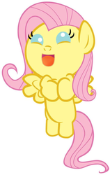 Size: 646x1023 | Tagged: artist needed, source needed, safe, fluttershy, pony, g4, baby, baby pony, babyshy, cute, derp, female, shyabetes, solo