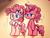 Size: 600x450 | Tagged: safe, artist:mosamosa_n, pinkie pie, g4, bow, famihara, self ponidox