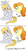 Size: 653x1258 | Tagged: safe, artist:the-orator, carrot top, derpy hooves, golden harvest, earth pony, pegasus, pony, g4, derpception, doom: repercussions of evil, eating, female, mare, nom, paper