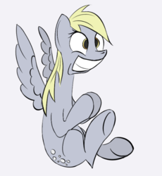 Size: 611x663 | Tagged: artist needed, safe, derpy hooves, pegasus, pony, g4, artifact, female, irrational exuberance, mare, solo