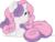 Size: 5000x3844 | Tagged: safe, artist:joey darkmeat, artist:spier17, sweetie belle, pony, g4, absurd resolution, cute, diasweetes, female, fluffy, hair over one eye, long mane, sheepie belle, simple background, smiling, solo, transparent background, vector