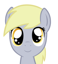Size: 466x513 | Tagged: safe, artist:lavender-incense, derpy hooves, pegasus, pony, g4, animated, blinking, cute, female, mare, solo