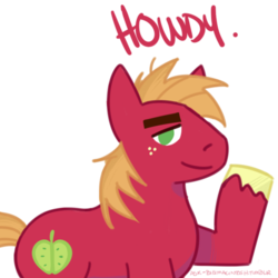 Size: 500x500 | Tagged: artist needed, safe, big macintosh, earth pony, pony, ask big macintosh, g4, ask, male, solo, stallion, tumblr