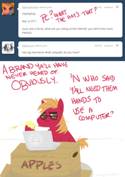 Size: 648x916 | Tagged: safe, big macintosh, earth pony, pony, ask big macintosh, g4, ask, male, solo, stallion, tumblr