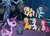 Size: 3507x2550 | Tagged: safe, artist:mkogwheel, applejack, boneless, fluttershy, pinkie pie, rainbow dash, rarity, twilight sparkle, alicorn, earth pony, pegasus, pony, unicorn, g4, my little pony: friendship is magic, princess twilight sparkle (episode), twilight's kingdom, alternate ending, applejack lost or spent the bit, bad end, bits, chest of harmony, equestria is doomed, female, flower, high res, key, mane six, mare, neon's bit, rainbow douche, rainbow thread, realistic end, reality ensues, seabreeze's flower, twilight sparkle (alicorn), twilight sparkle is not amused, unamused, wonderbolt badge