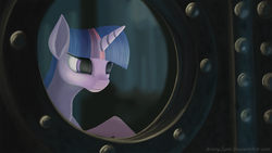 Size: 1920x1080 | Tagged: safe, artist:bronyjunk, twilight sparkle, pony, g4, female, smiling, solo