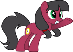 Size: 1280x926 | Tagged: safe, artist:strawberry-pannycake, oc, oc only, oc:macdolia, earth pony, pony, pigtails, simple background, solo, transparent background, vector