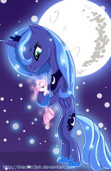 Size: 650x1006 | Tagged: safe, artist:blackm3sh, princess celestia, princess luna, g4, filly