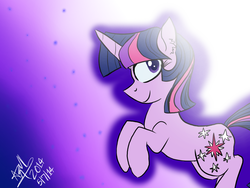 Size: 800x600 | Tagged: safe, artist:tiny hooves, twilight sparkle, g4, cute, female, rearing, solo