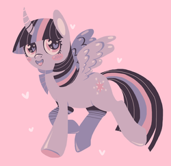 Size: 739x714 | Tagged: safe, artist:maneribbons, twilight sparkle, alicorn, pony, g4, female, limited palette, mare, solo, twilight sparkle (alicorn)