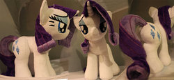 Size: 800x372 | Tagged: safe, artist:buttsnstuff, rarity, g4, irl, photo, plushie