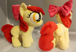 Size: 2272x1560 | Tagged: safe, artist:buttsnstuff, apple bloom, g4, irl, photo, plushie, solo