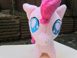 Size: 4320x3240 | Tagged: safe, artist:buttsnstuff, pinkie pie, g4, chibi, irl, photo, plushie, solo