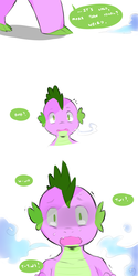 Size: 960x1920 | Tagged: safe, artist:cold-blooded-twilight, spike, g4, comic, cute, speech bubble, tumblr