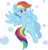 Size: 4078x4268 | Tagged: safe, artist:latecustomer, artist:silverrainclouds, rainbow dash, pegasus, pony, g4, absurd resolution, bubble, cute, dashabetes, female, flying, hips, simple background, solo, transparent background, vector