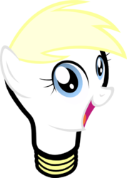 Size: 400x561 | Tagged: safe, artist:accu, oc, oc only, oc:aryanne, object pony, original species, blonde, bulb, electricity, eyelashes, female, happy, lightbulb, lightbulb pony, looking at you, ponified, simple background, smiling, solo, transparent background, vector, what has science done