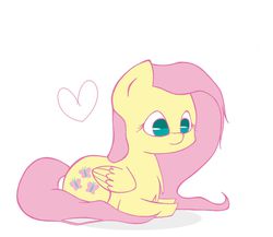 Size: 1804x1564 | Tagged: safe, artist:liliana362, fluttershy, g4, female, heart, solo