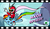 Size: 900x518 | Tagged: safe, rainbow dash, human, g4, crossover, flying, humans riding ponies, riding, viewtiful joe