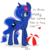 Size: 1872x2000 | Tagged: dead source, safe, artist:wonderwaifu, princess luna, alicorn, pony, g4, alternate hairstyle, ball, beach ball, bedroom eyes, blushing, braid, female, fun, grammar error, grin, heart, irony, mare, missing accessory, ribbon, simple background, smiling, solo, traditional royal canterlot voice, transparent background, vector, ye olde butcherede englishe
