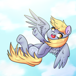 Size: 978x978 | Tagged: safe, artist:binkycornius, derpy hooves, pegasus, pony, g4, female, mare, solo