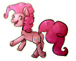 Size: 398x320 | Tagged: safe, artist:binkycornius, pinkie pie, g4, female, solo