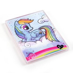 Size: 1000x1000 | Tagged: safe, artist:agnes garbowska, rainbow dash, g4, artist card, female, solo, traditional art