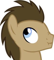 Size: 1534x1710 | Tagged: safe, artist:haretrinity, doctor whooves, time turner, g4, male, scrunchy face, simple background, solo, transparent background, vector