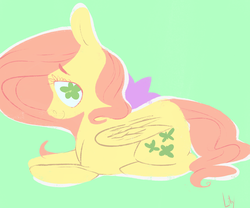 Size: 1997x1663 | Tagged: safe, artist:poniebones, fluttershy, g4, female, solo, wingding eyes