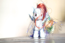 Size: 6000x4000 | Tagged: safe, artist:explonova, rainbow dash, g4, brushable, irl, photo, photography, toy