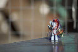 Size: 6000x4000 | Tagged: safe, artist:explonova, rainbow dash, g4, brushable, irl, photo, photography, toy