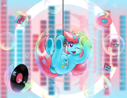 Size: 1000x773 | Tagged: safe, artist:clouddg, oc, oc only, pony, unicorn, music, record, solo, underhoof