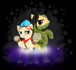 Size: 639x583 | Tagged: safe, artist:saengtheleafeon, akali, league of legends, ponified, teemo