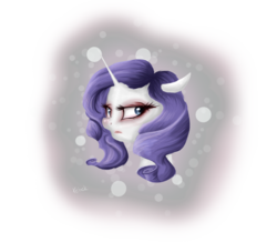 Size: 956x835 | Tagged: safe, artist:xebck, rarity, g4, alternate hairstyle, female, portrait, simple background, solo, transparent background
