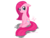 Size: 1400x1050 | Tagged: safe, artist:chichicherry123, pinkie pie, earth pony, pony, g4, blushing, cute, cuteamena, female, mare, pinkamena diane pie, shy, simple background, solo, transparent background