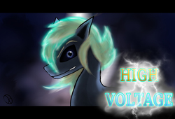 Size: 2289x1554 | Tagged: safe, artist:roxy oceansong, oc, oc only, oc:high voltage, earth pony, pony, male, solo, stallion