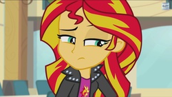 Size: 1136x640 | Tagged: safe, screencap, sunset shimmer, equestria girls, g4, my little pony equestria girls: rainbow rocks, female, hasbro studios, solo